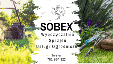 SOBEX - Wypożyczalnia sprzętu ogrodniczego praz usługi ogrodnicze