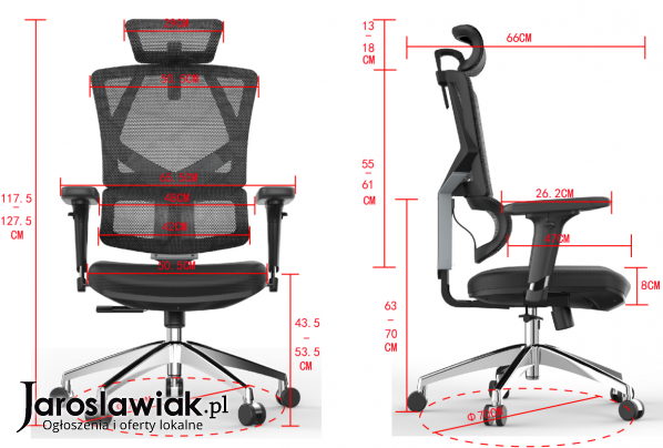 Fotel ergonomiczny ANGEL biurowy obrotowy Dakota 2.0 Fotel ergonomiczny ANGEL biurowy obrotowy Dakota 2.0 Fotel ergonomiczny AN