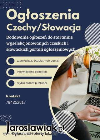 Ogłoszenia Czechy Słowacja/ Publikacja ogłoszeń