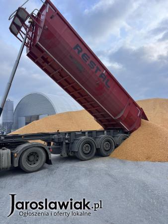 Usługi transportowe, transport zbóż kruszyw materiałów sypkich
