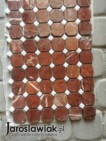 Mozaika Marmurowa ALICANTE/CRISTAL WHITE 30,5x30,5x1 poler