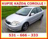KUPIĘ KAŻDĄ TOYOTĘ COROLLĘ - sedan, hatchback, kombi, diesel, benzyna.