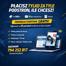 Strony WWW od 590 PLN TANIO + projekt wstępny za darmo