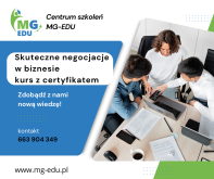 Skuteczne negocjacje w biznesie  – kurs z certyfikatem