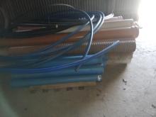 rura stalowa Dn 159 mm oraz rura PE fi 63 wodociągowa w kręgu