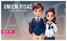 Nauka pisania literek do wydruku PDF - Alfabet Do pobrania