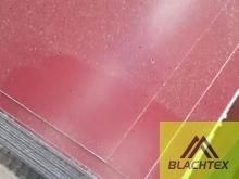 Blacha płaska - CZERWONA - 200 x 125 cm - od ręki