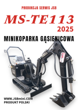 Mini koparka gąsienicowa MS-TE113 JSB - PL
