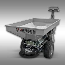 SAMOBIEŻNY ROZSIEWACZ soli, nasion, nawozu, piasku, silnik 6,5 km