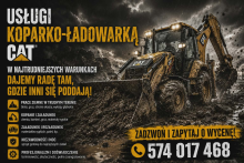 Usługi Koparko-ładowarką (CAT 428D)