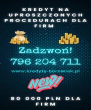 Kredyt dla firm do 80 000 pln nawet przy stracie!