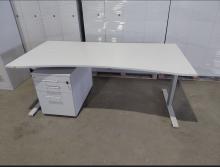 Biurko białe 180 x 90, meble biurowe