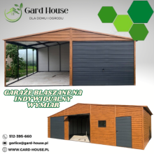 Garaże blaszane, wiaty śmietnikowe i schowki na wymiar