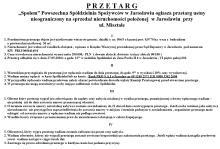 Przetarg na sprzedaż nieruchomości na ul. Misztale w Jarosławiu
