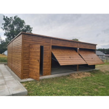 Garaż blaszany 8x6 - Brama 1.90