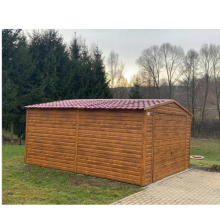 Garaż blaszany 3.5x6 Brama 1,90 Blachodachówka