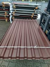 Blacha trapezowa brąz - pakiety 50 sztuk. Tanio i od ręki