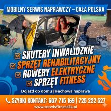 Dojazdowy Serwis Naprawy Skuterów Inwalidzkich Shoprider, Rowerów Trój