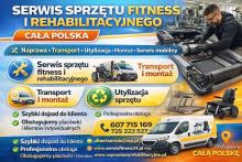 Serwis i naprawa sprzętu rehabilitacyjnego u Klienta, Konstancin wyjaz