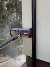 Szczotkowanie szorowanie elewacji, mycie kostki brukowej i innych pow.