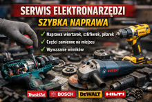 Serwis elektronarzędzi – profesjonalna naprawa wszystkich producentów
