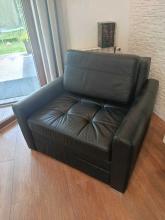 2 Fotele skórzane Verona rozkładane