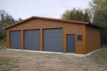 Garaż 12x7 Płyta Pir 10 Brama 3,00m