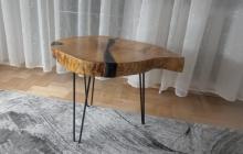 Awangardowy stolik kawowy żywica epoksydowa