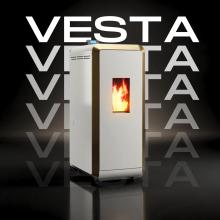 Piecyk na pellet VESTA 15 kW z płaszczem wodnym