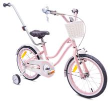 Rower dziecięcy SUN BABY Heart Bike 16 cali dla dziewczynki Różowy