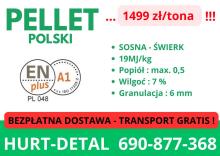 PELLET POLSKI - POLSKI PRODUCENT 1499zl paleta - transport gratis !