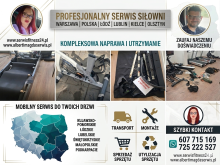 Serwis sprzętu na siłowni, jednostki wojskowe, szpitale, hotele, szkoł