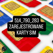 Zarejestrowane karty sim