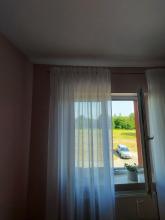 Nowoczesna firano-zasłona i karnisz, kpl. z Lycra Jarosław