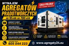 Agregaty prądotwórcze do 700 kva - wynajem - usługi