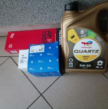 Zestaw do wymiany oleju citroen c4 1.6 hdi NOWY