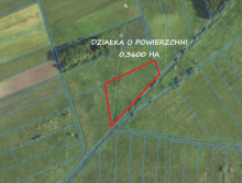 Działka rolna- 36 arów - Cieszacin Wielki