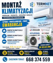 Montaż klimatyzacji Jarosław Przemyśl Rzeszów i okolice TERMNET