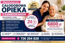 Opieka z zamieszkaniem całodobowa - indywidualne dopasowanie opiekuna