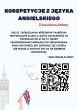 Korepetycje z języka angielskiego
