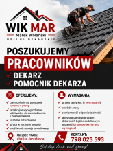 Dekarz Pomocnik Budowlany
