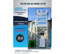 Filtr EK-24/Odciąg trocin 9000m³/h teraz 5400 zł taniej