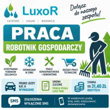 Robotnik gospodarczy - konserwator