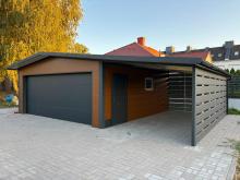 Garaż PIR 10 6x6 + wiata 3x6
