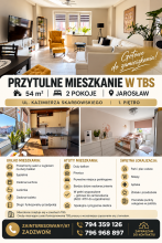 Mieszkanie TBS 54 m² | 2 pokoje | Balkon | Parking | Jarosław | do neg