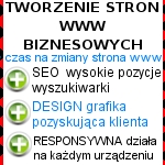WYKONANIE STRONY internetowej zoptymalizowanej SEO - RESPONSYWNEJ